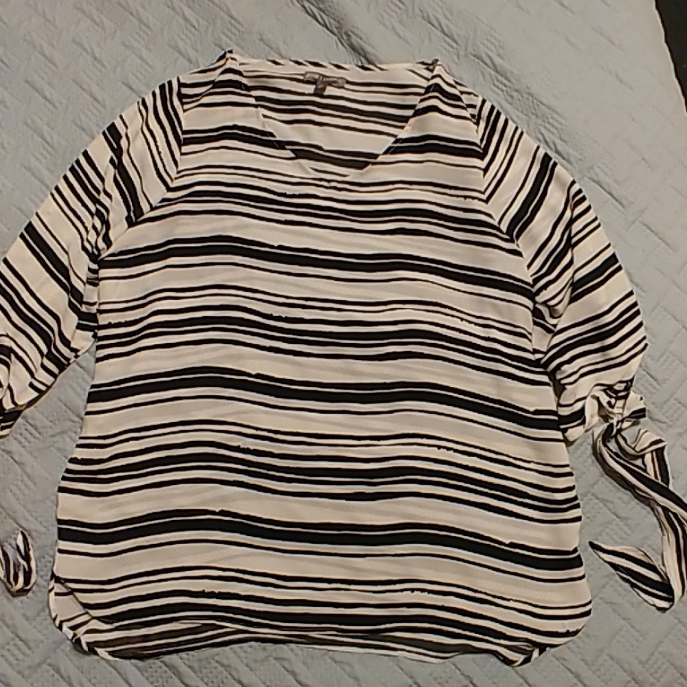 Jessica London semi sheer blouse